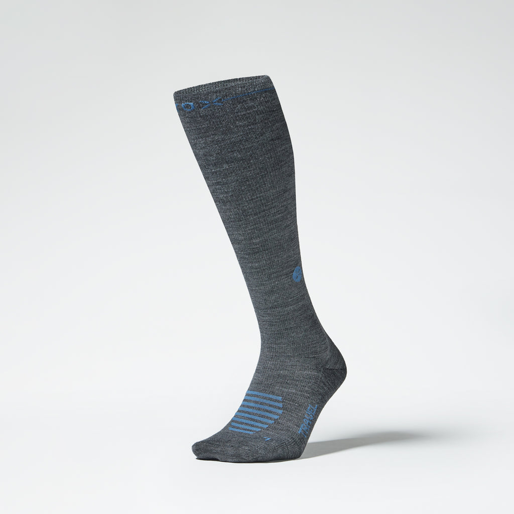 Merino Travel Socks Women | Grey / Blue